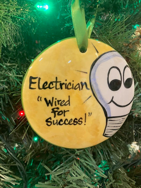 Electrician Wired Ornament