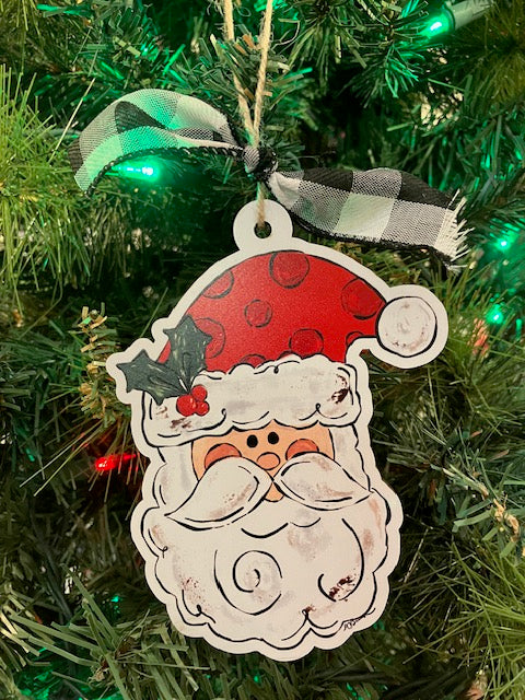 Santa Ornament