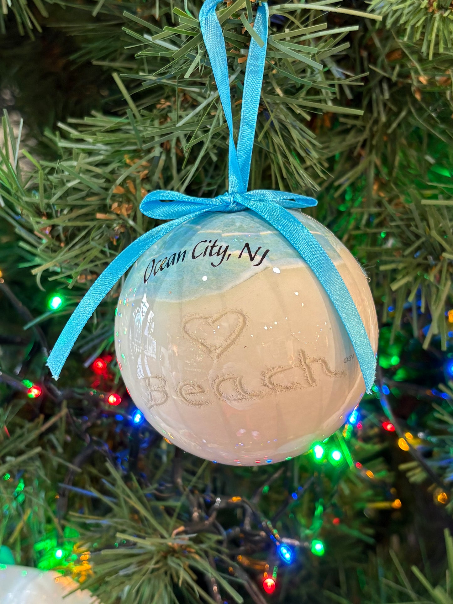 Love Beach Ball Ornament