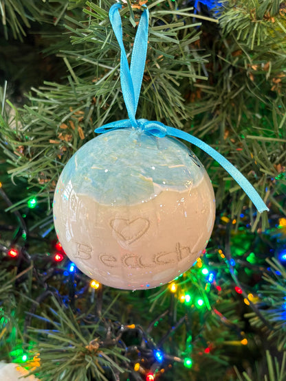 Love Beach Ball Ornament