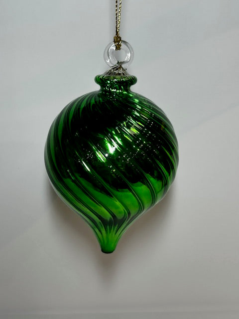 Shiny Cute Heart Egyptian Glass Ornament