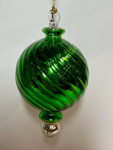 Shiny Cute Ball Shape Egyptian Glass Ornament