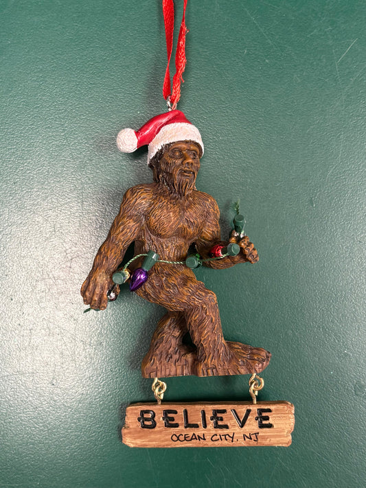 Bigfoot Believe Ornament
