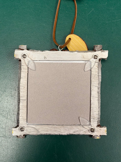 Birch Bark Frame Ornament
