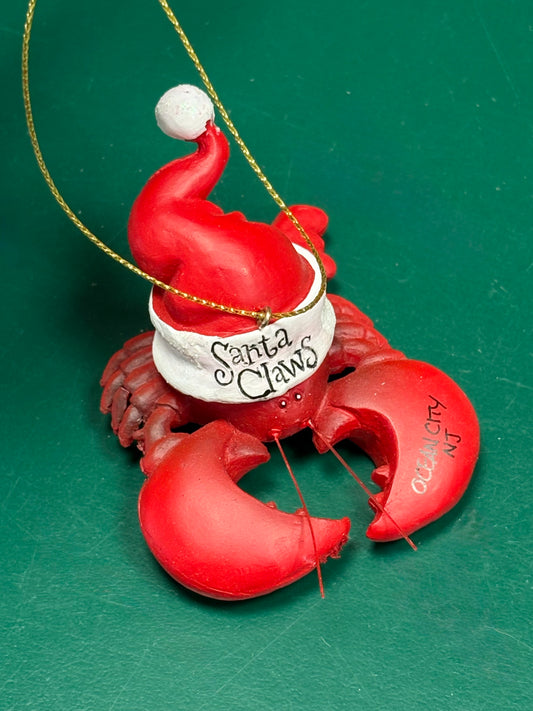 Santa Claws Lobster Ornament