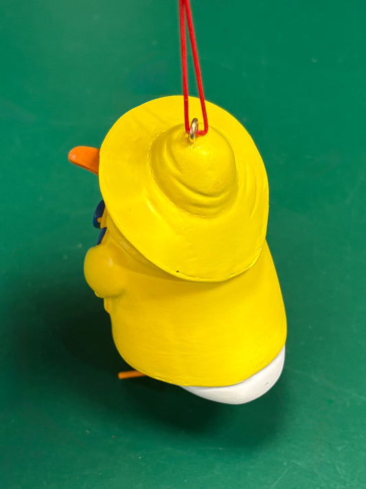 Seagull in Yellow Slicker Ornament
