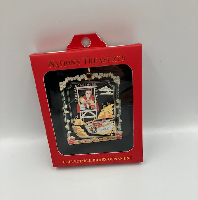Snack Time Santa Ornament