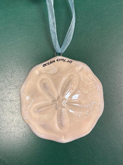 Pearlized Sand Dollar Ornament