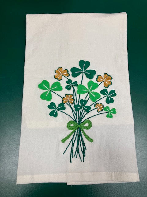 Shamrock Bouquet Towel