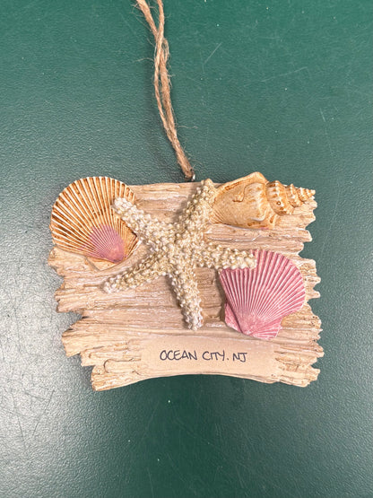 Driftwood with Shells Ornament