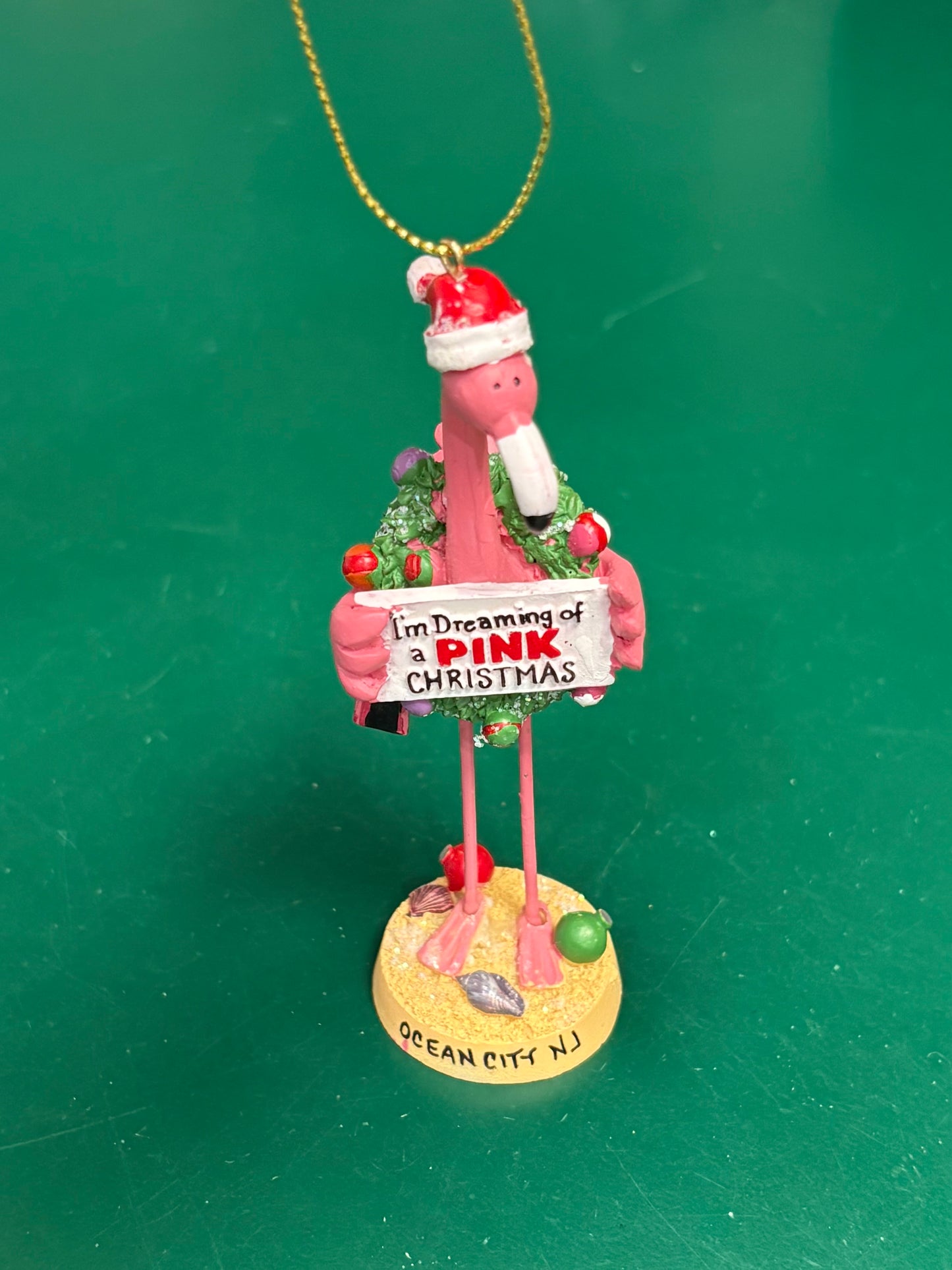 Flamingo Dreaming Ornament