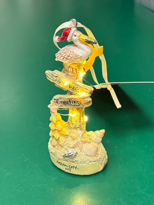 Pelican Season’s Greetings Ornament