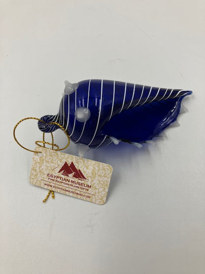 Seashell Egyptian Glass Ornament