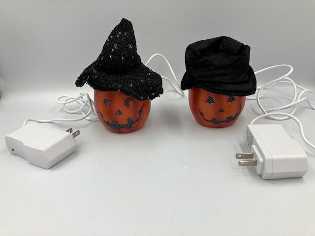 Pumpkin Lit Jar