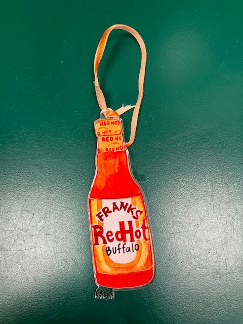 Franks Red Hot Sauce Ornament