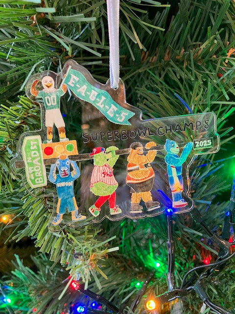 Super Bowl Champs Ornament