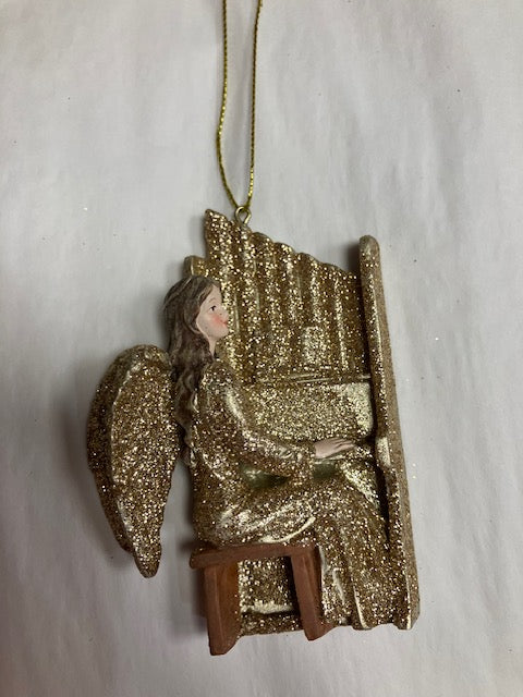 Angel With Instrument Ornament