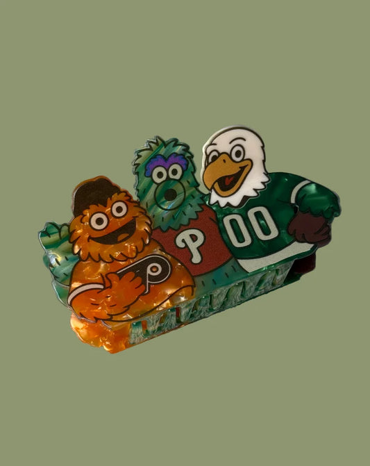 Philly Mascots Hair Clip