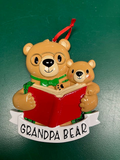 Grandpa Bear Ornament