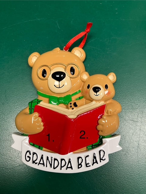 Grandpa Bear Ornament