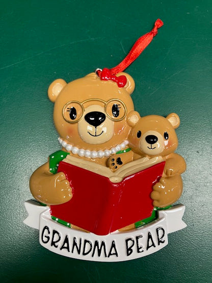 Grandma Bear Ornament