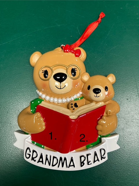 Grandma Bear Ornament