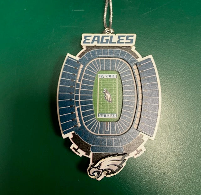 Eagles Wood Stadium Ornament