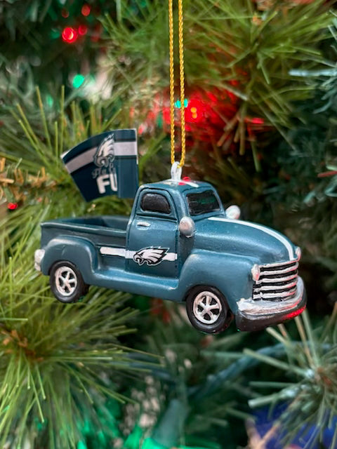 Eagles Mini Rally Truck Ornament