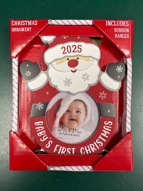 Baby's 1st Christmas Santa Ornament