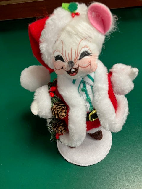 Snowy Day Santa Mouse