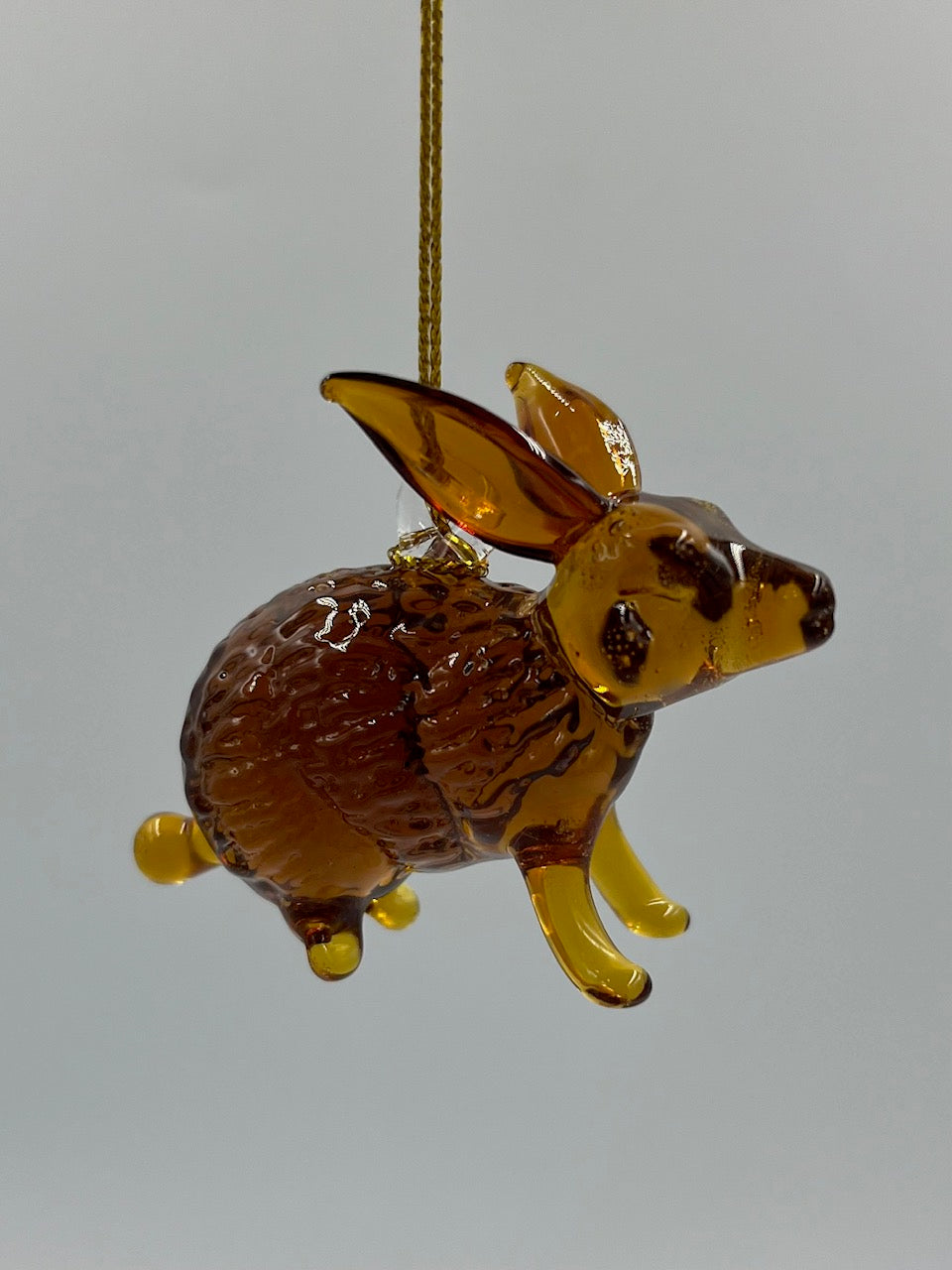 Rabbit Egyptian Glass Ornament