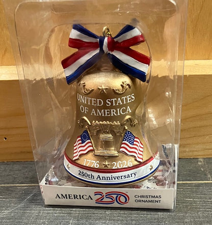 America 250th Liberty Bell Ornament