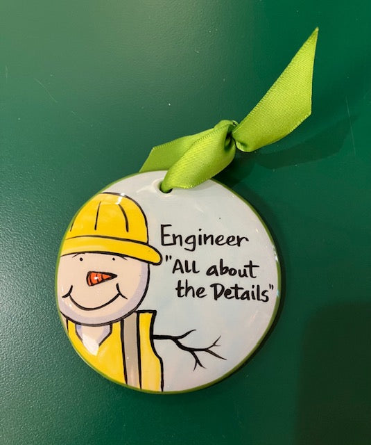 All About the Details Engineer Ornament