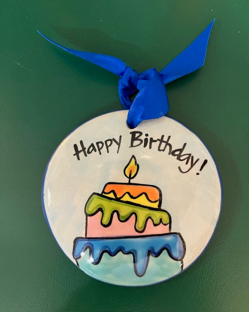 Happy Birthday Cake Ornament