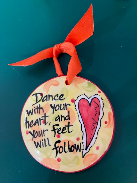 Dance with Heart Ornament