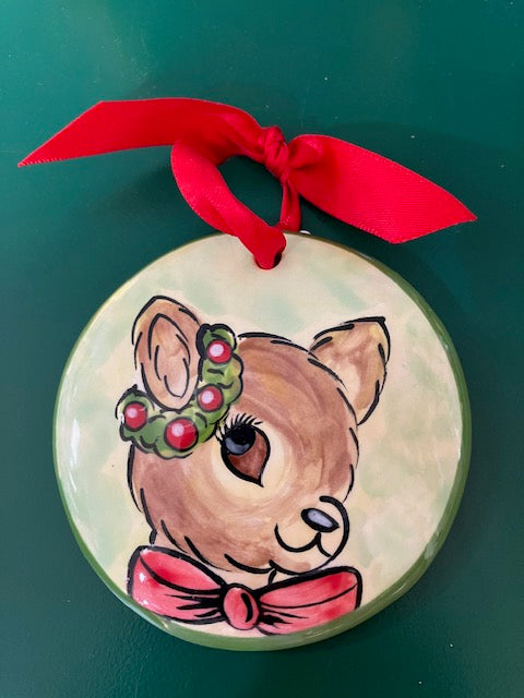 Vintage Reindeer Ornament