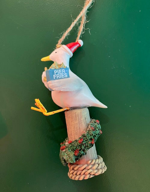 Seagull w/ Fries Ornament