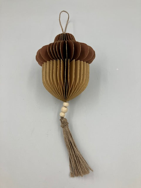 Honeycomb Acorn Ornament