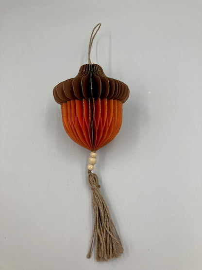 Honeycomb Acorn Ornament