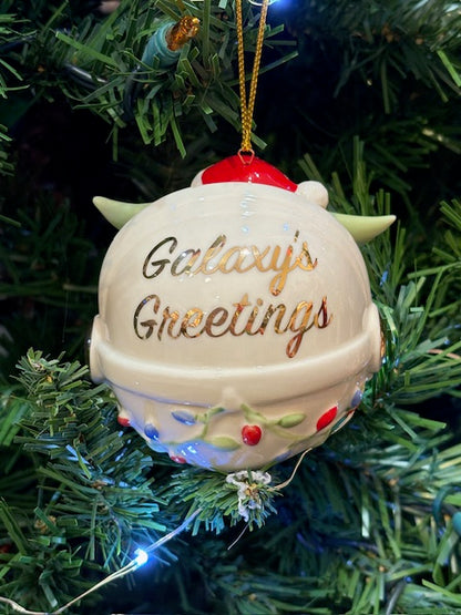 Holiday Grogu Hover Pram Ornament
