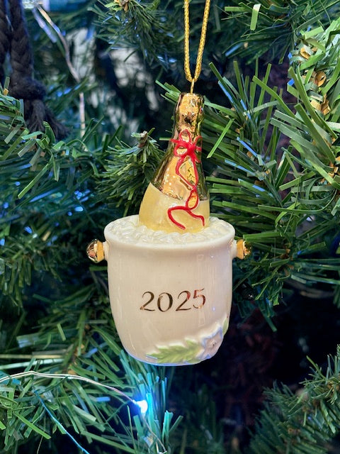 2025 Champagne Bucket Ornament