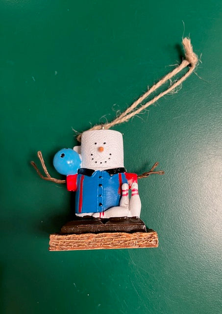 S'mores Bowling Ornament