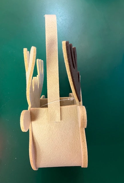 Reindeer Felt Bag