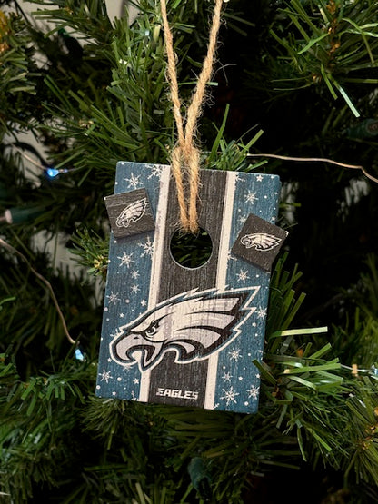 Eagles Cornhole Ornament