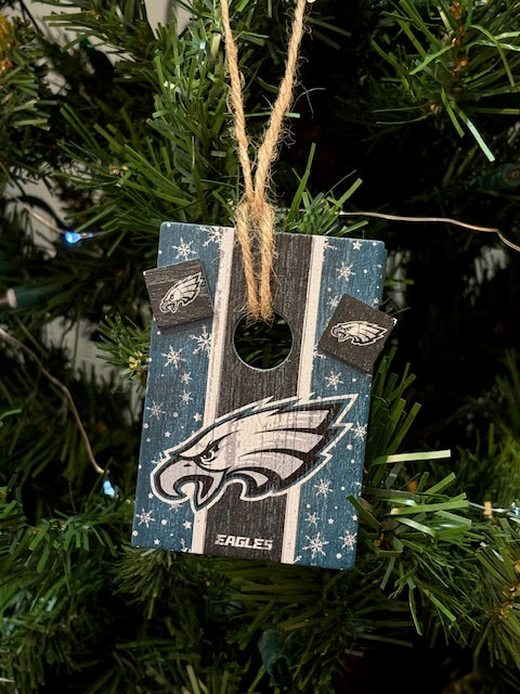 Eagles Cornhole Ornament