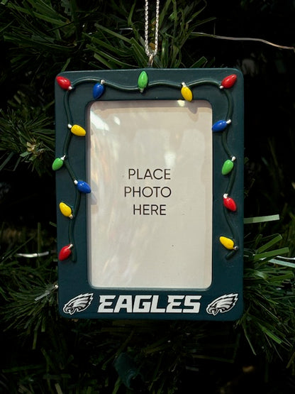 Eagles Lights Frame Ornament
