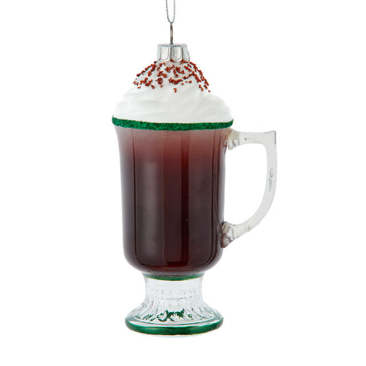 Irish Coffee Glass Ornament
