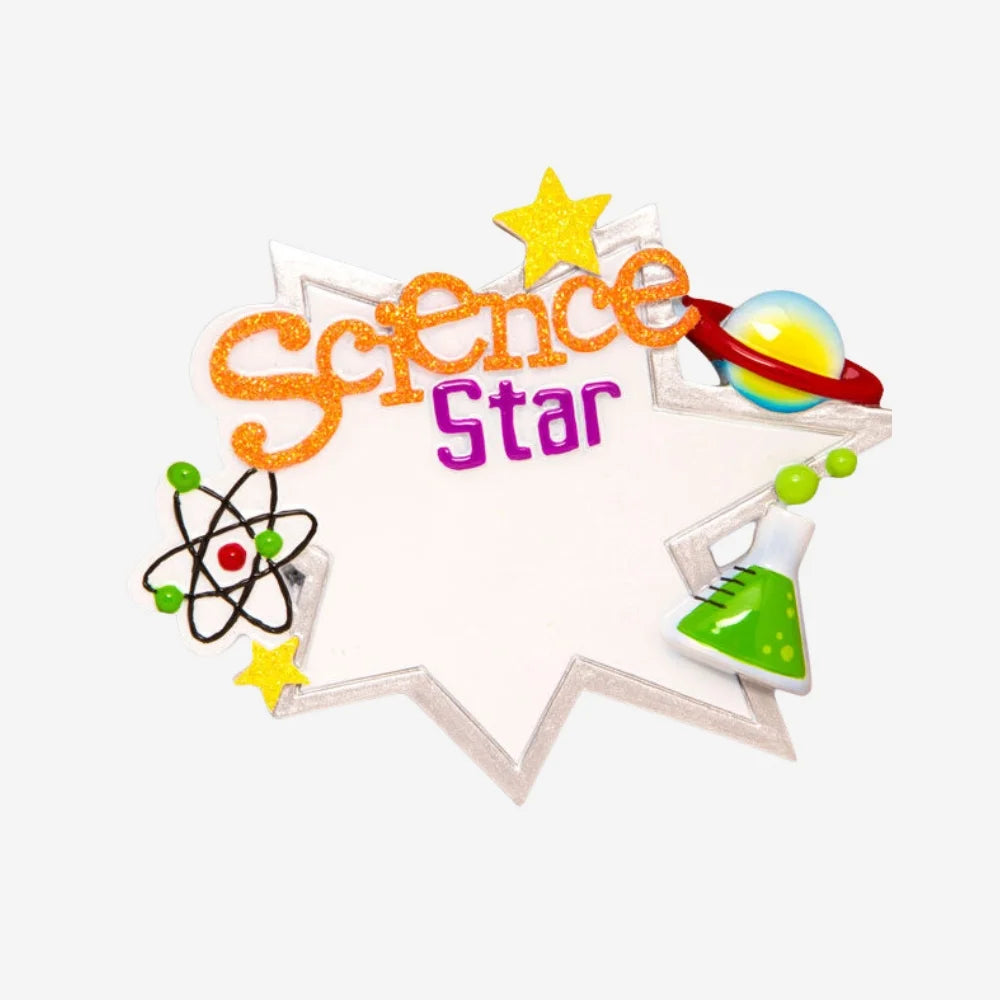 Science Star Ornament