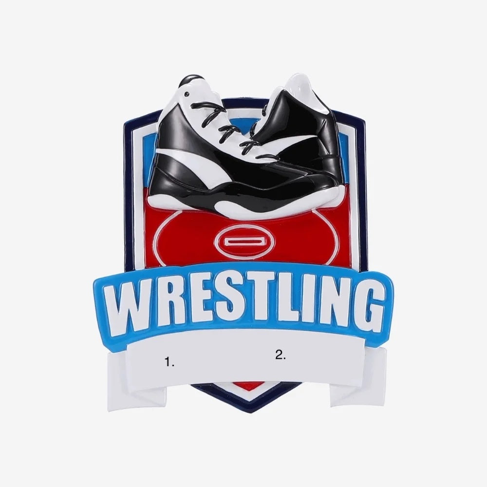 Wrestling Shield Personalized