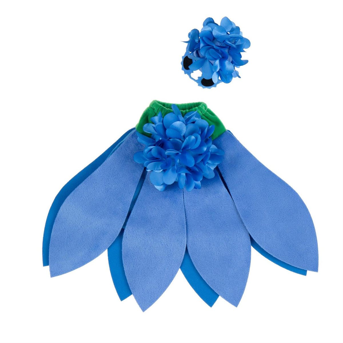 Blue Hydrangea Goose Outfit